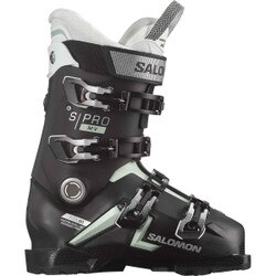 Salomon S/Pro MV 80 CS GW Boot Women's in Black and White Moss Silver Metallic